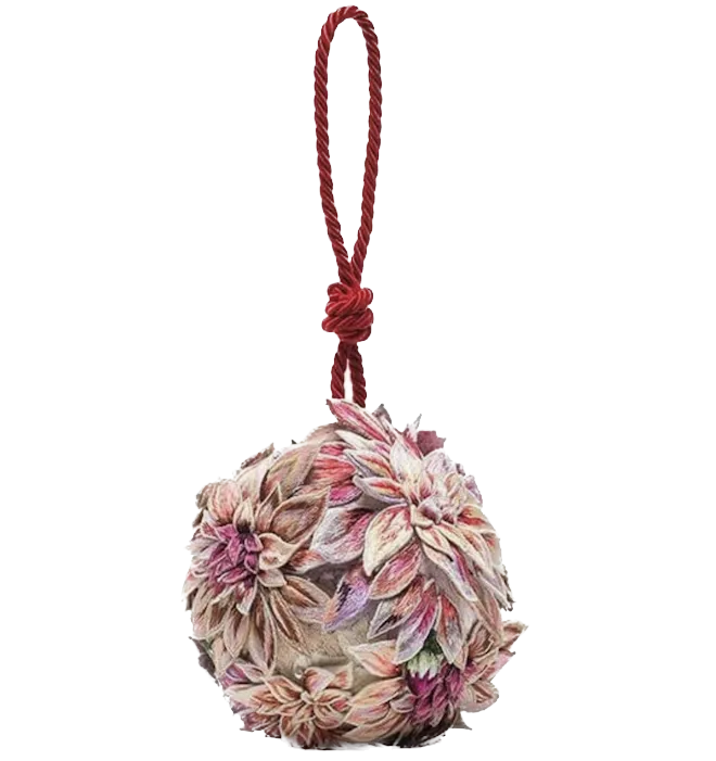Dahlia Applique Billiard Bag
