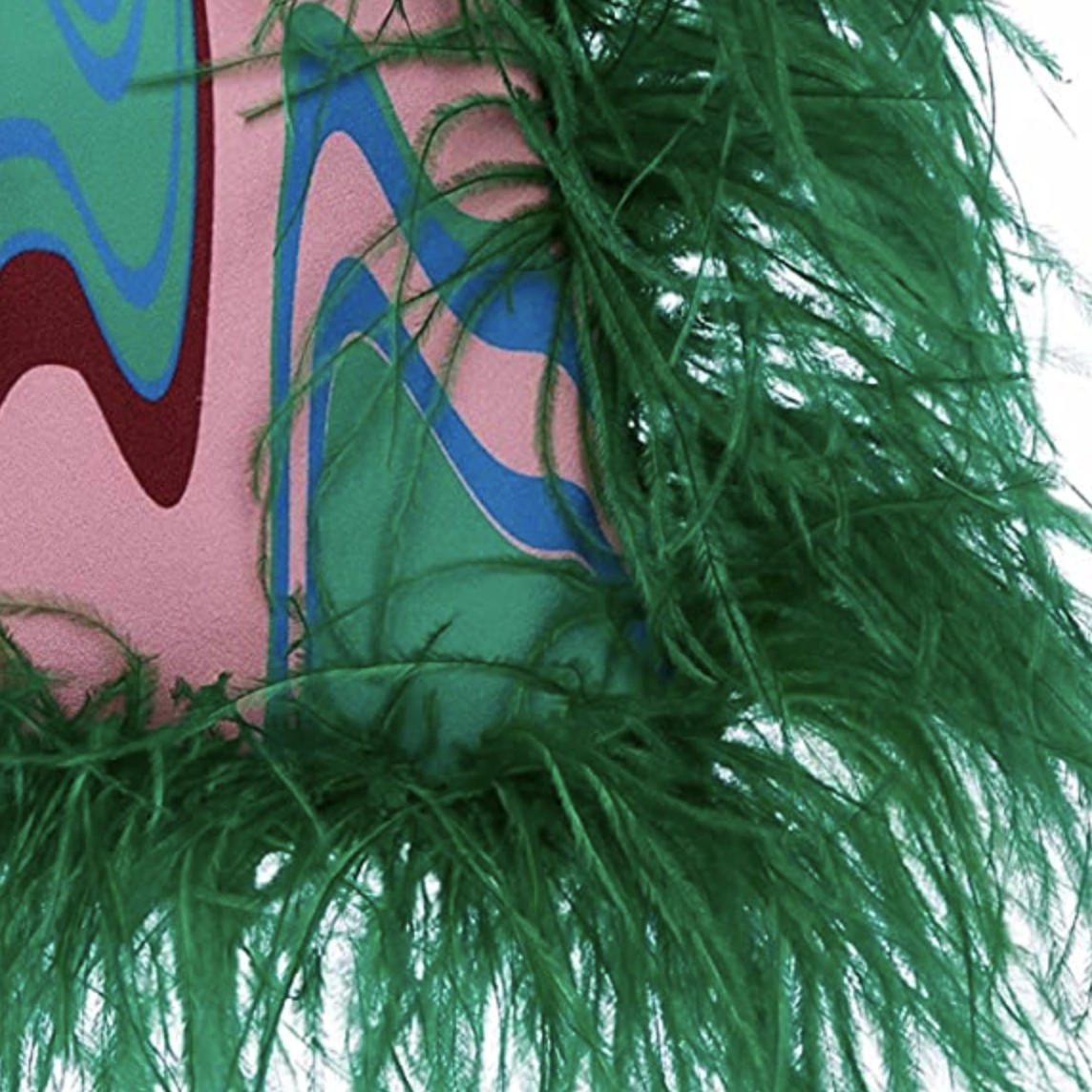 Wave Feather Handbag